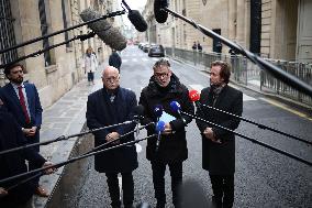 PS members meet with Prime Minister - Paris