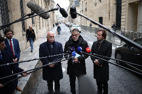 PS members meet with Prime Minister - Paris