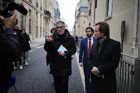 PS members meet with Prime Minister - Paris