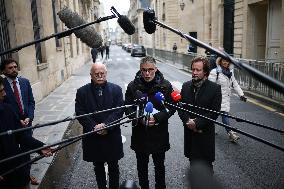 PS members meet with Prime Minister - Paris