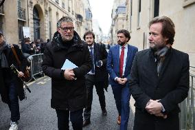 PS members meet with Prime Minister - Paris