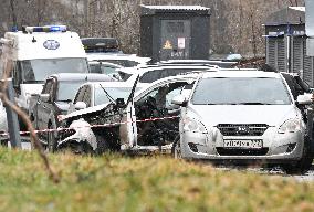 Car Explosion Incident - Moscow