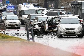 Car Explosion Incident - Moscow