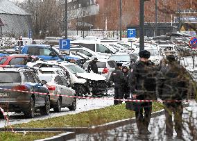 Car Explosion Incident - Moscow