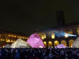 Christmas installations in Bologna - Italy