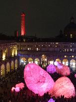 Christmas installations in Bologna - Italy