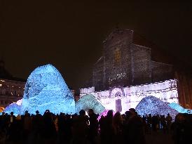 Christmas installations in Bologna - Italy