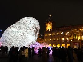 Christmas installations in Bologna - Italy