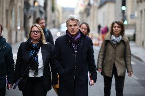 French Communist Party Members Meet With Prime Minister - Paris