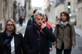 French Communist Party Members Meet With Prime Minister - Paris