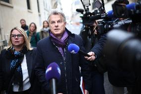 French Communist Party Members Meet With Prime Minister - Paris