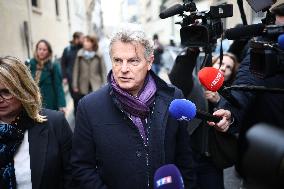 French Communist Party Members Meet With Prime Minister - Paris