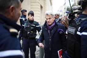 French Communist Party Members Meet With Prime Minister - Paris