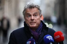 French Communist Party Members Meet With Prime Minister - Paris