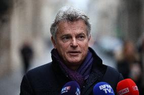 French Communist Party Members Meet With Prime Minister - Paris