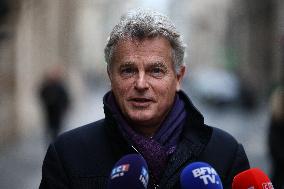 French Communist Party Members Meet With Prime Minister - Paris