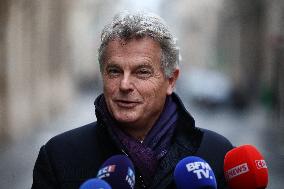 French Communist Party Members Meet With Prime Minister - Paris