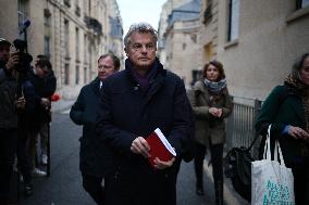 French Communist Party Members Meet With Prime Minister - Paris