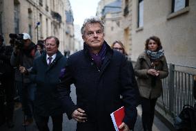 French Communist Party Members Meet With Prime Minister - Paris