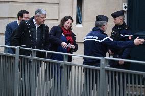 Ecologist and Social Party Members Meet With Prime Minister - Paris