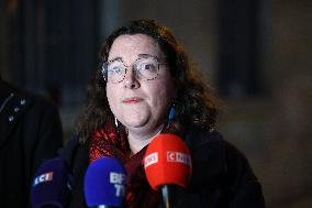 Ecologist and Social Party Members Meet With Prime Minister - Paris