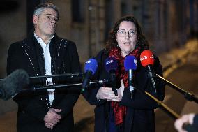 Ecologist and Social Party Members Meet With Prime Minister - Paris