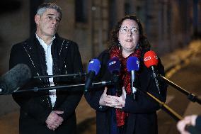 Ecologist and Social Party Members Meet With Prime Minister - Paris