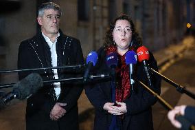 Ecologist and Social Party Members Meet With Prime Minister - Paris