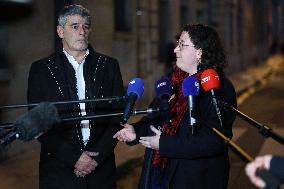 Ecologist and Social Party Members Meet With Prime Minister - Paris