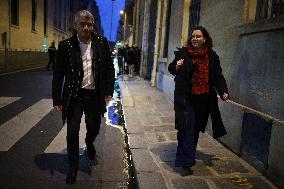 Ecologist and Social Party Members Meet With Prime Minister - Paris