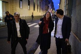 Ecologist and Social Party Members Meet With Prime Minister - Paris