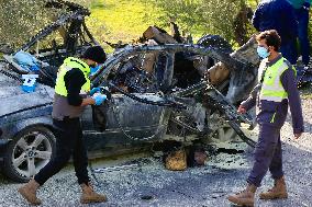 Israeli Airstrike In Sidon - Lebanon