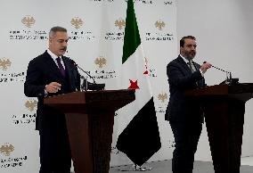 Syrian and Turkish Foreign Ministers' Press Conference - Damascus