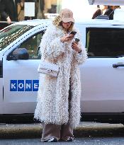 Heidi Klum with her children shopping in New York