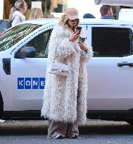 Heidi Klum with her children shopping in New York