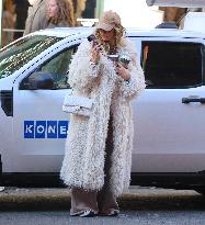 Heidi Klum with her children shopping in New York