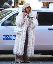 Heidi Klum with her children shopping in New York