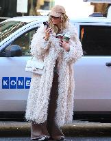 Heidi Klum with her children shopping in New York