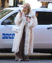 Heidi Klum with her children shopping in New York