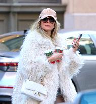 Heidi Klum with her children shopping in New York