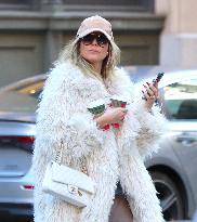 Heidi Klum with her children shopping in New York