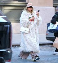 Heidi Klum with her children shopping in New York