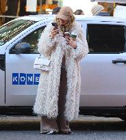 Heidi Klum with her children shopping in New York