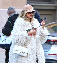 Heidi Klum with her children shopping in New York