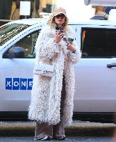 Heidi Klum with her children shopping in New York