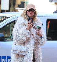 Heidi Klum with her children shopping in New York