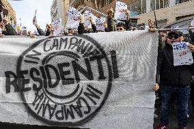 Ultras Groups Protest Travel Bans In Naples - Italy