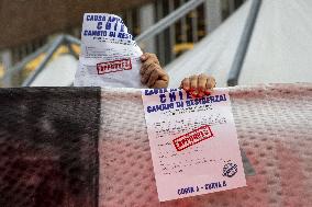 Ultras Groups Protest Travel Bans In Naples - Italy