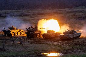 Italian Contingent Conducts Training Activities In Novo Selo - Bulgari