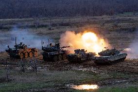 Italian Contingent Conducts Training Activities In Novo Selo - Bulgari